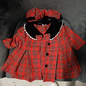 Baby girls 3 piece dress set  size 3-6 months